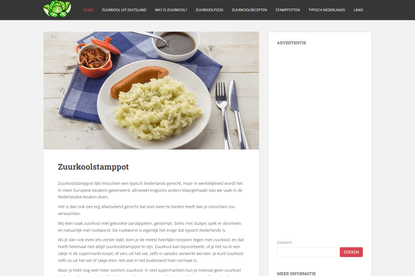 zuurkoolstamppot.nl - Sponsored content