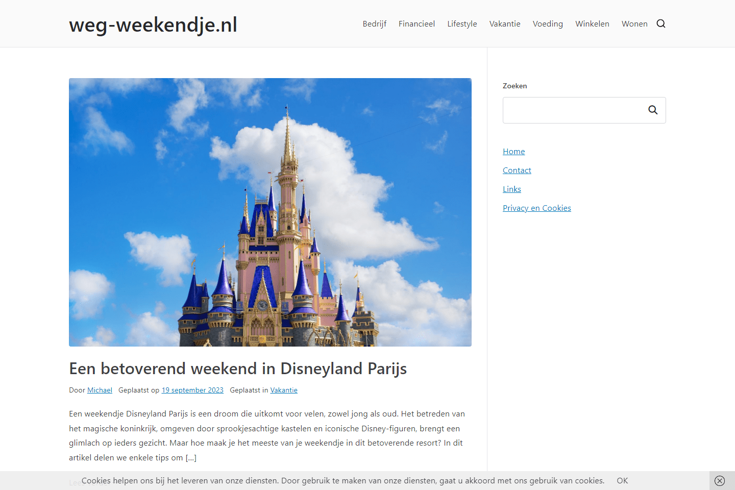 weg-weekendje.nl - Sponsored content