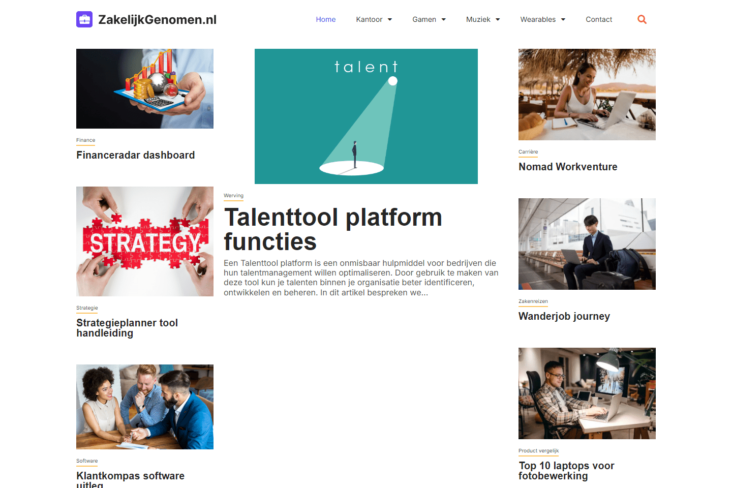 zakelijkgenomen.nl - Sponsored content