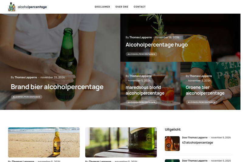 alcoholpercentage.nl - Sponsored content